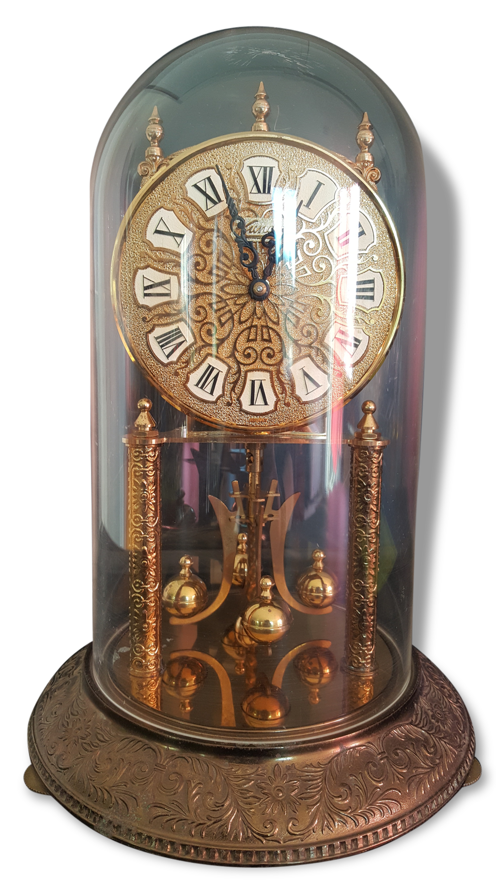 Ancienne horloge pendule à poser KUNDO allemande West Germany | Selency