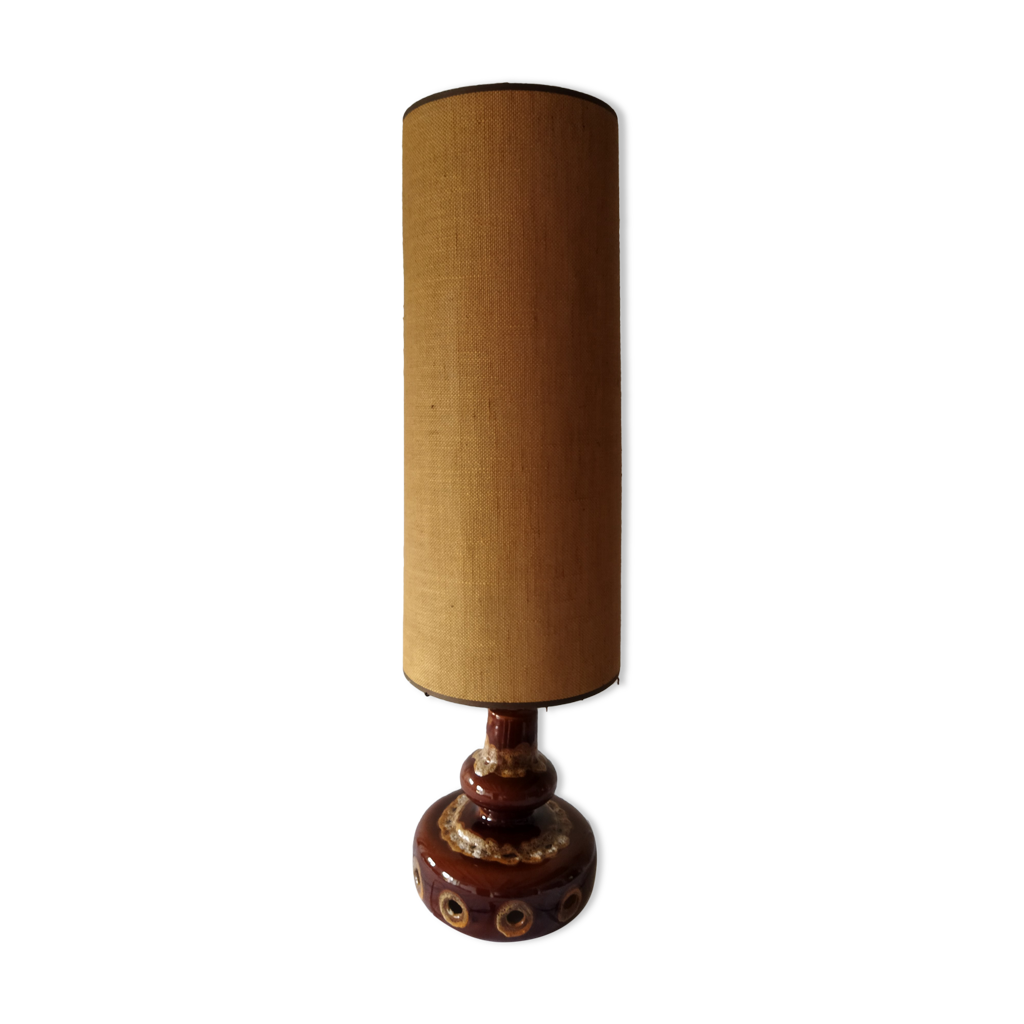 Lampe de sol céramique vintage 1970 | Selency