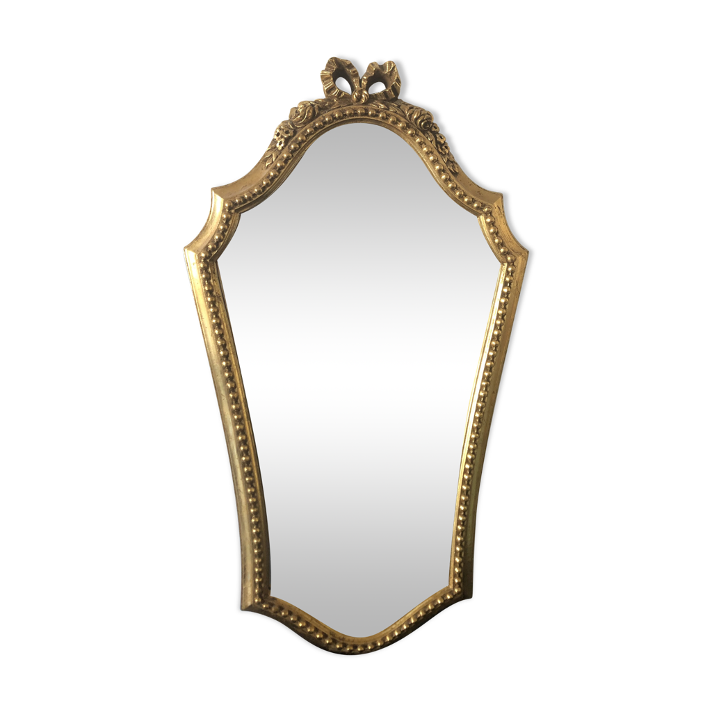 Miroir doré classique 32x55cm | Selency