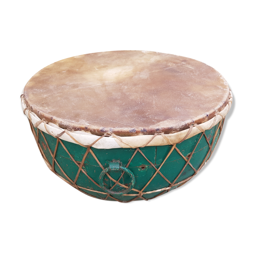 Old Indian metal "Nagara" drum | Selency
