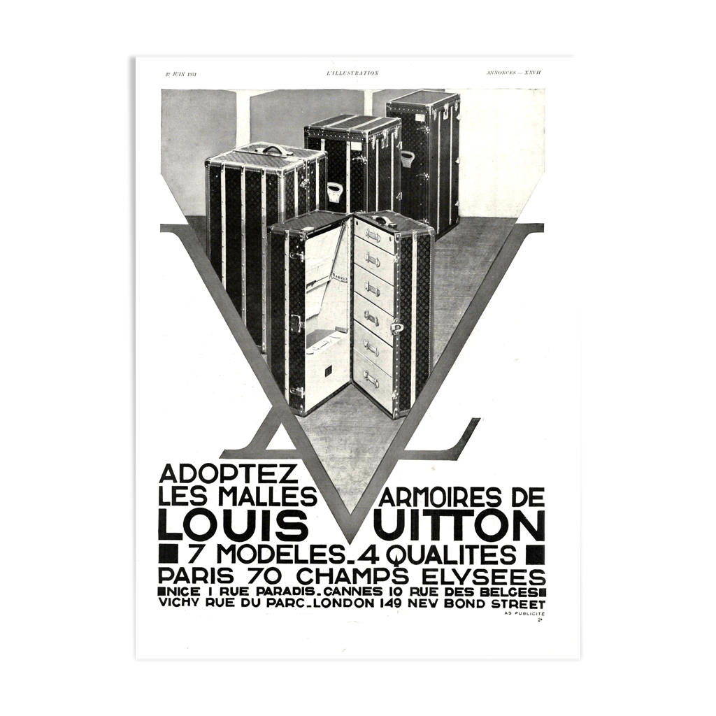 Louis Vuitton Vintage Ad Print - 1930's