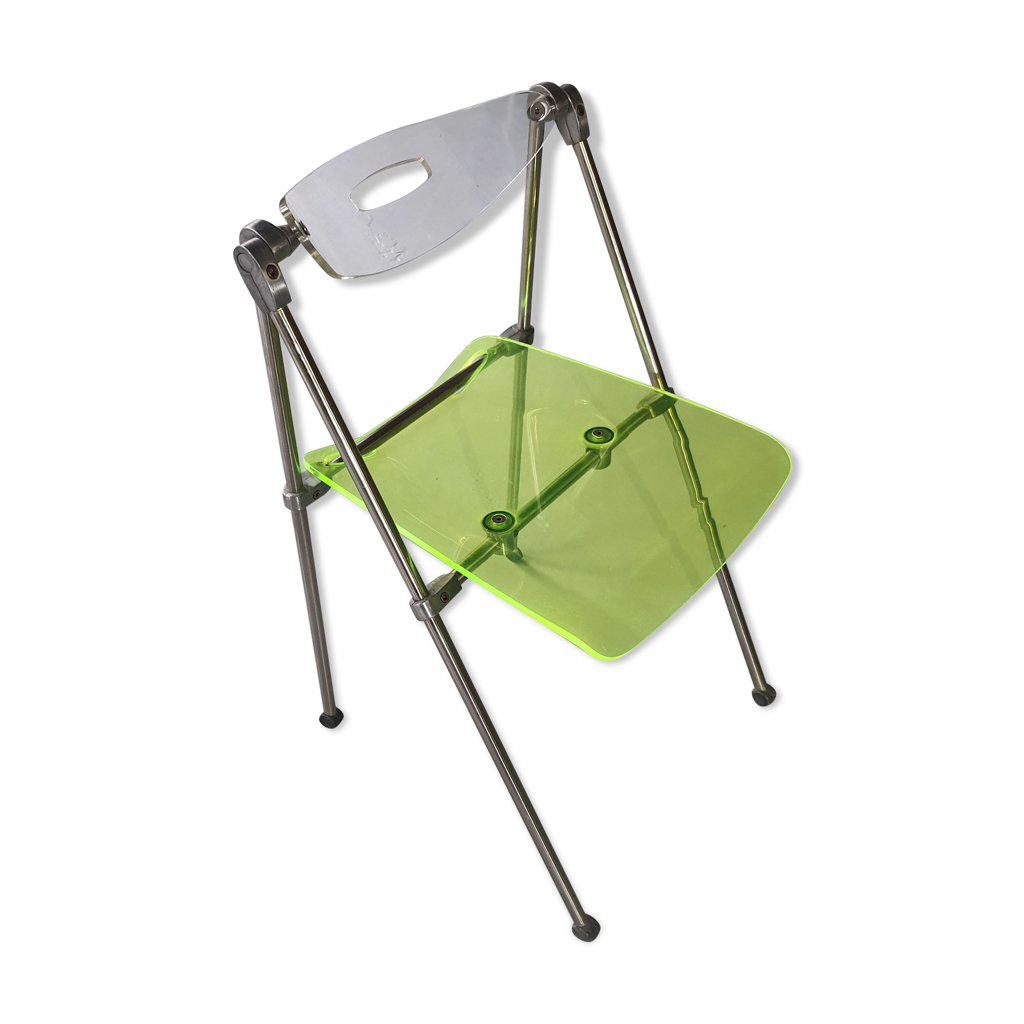 Chaise pliante moderne en plexiglas Giancarlo Piretti - EDA Concept |  Selency