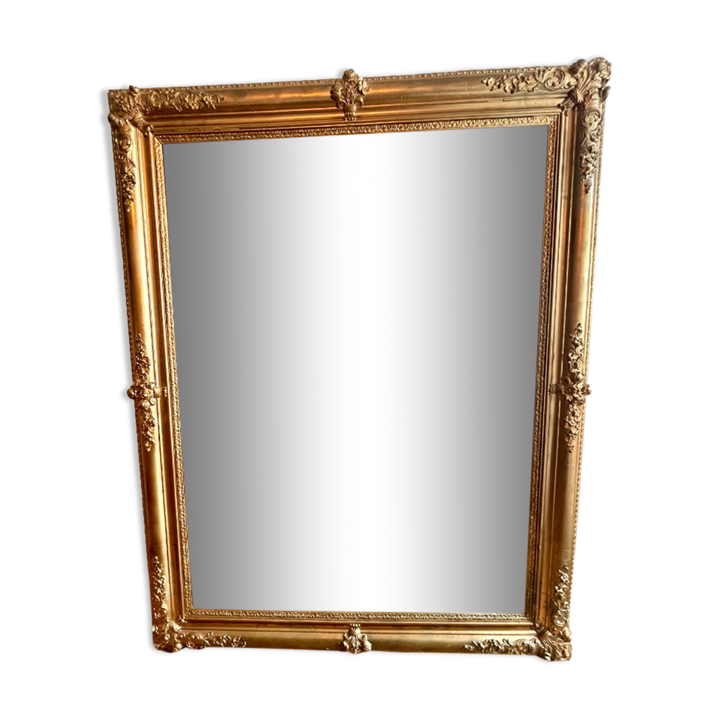 Miroir doré époque Restauration, 130cmx103cm | Selency