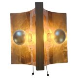 Very rare mid-century wall lamp, Germany, 1970s