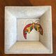 Old empty ashtray emaux de longwy district 1790 ceramic cracked vintage