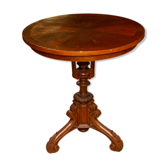 early 20th century secessionist oak occasional table, austria-hungary