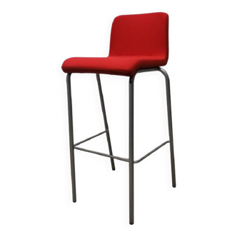 Tabouret Steelcase B-Free gris Rouge