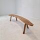 Wooden Tree Trunk Bench, France 1960s