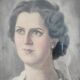 Portrait de Dame au pastel, signé Xavier Allard