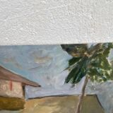 Oil on landscape panel
