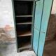 Industrial metal 1-door wardrobe unit 1950