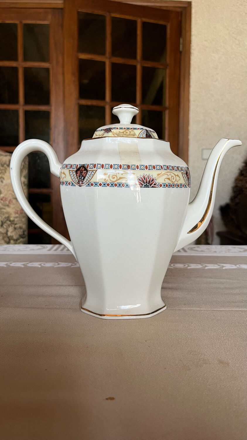 Old Limoges porcelain coffee service WG & Cie