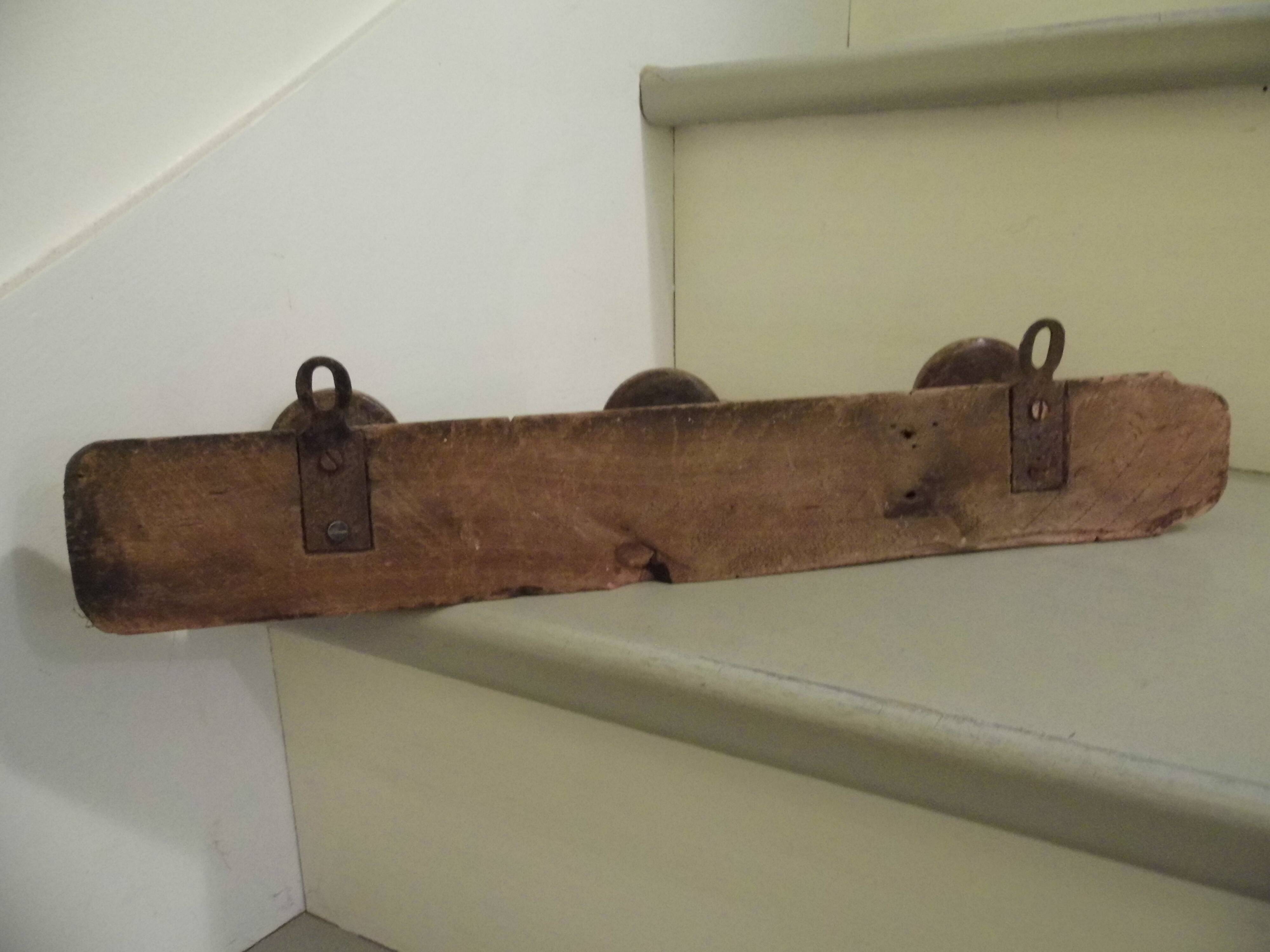Coat rack, shelf, very deco, 3 paterres, 1900 Belle Epoque