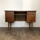 Bureau vintage en bois foncé