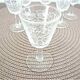 6 engraved glasses