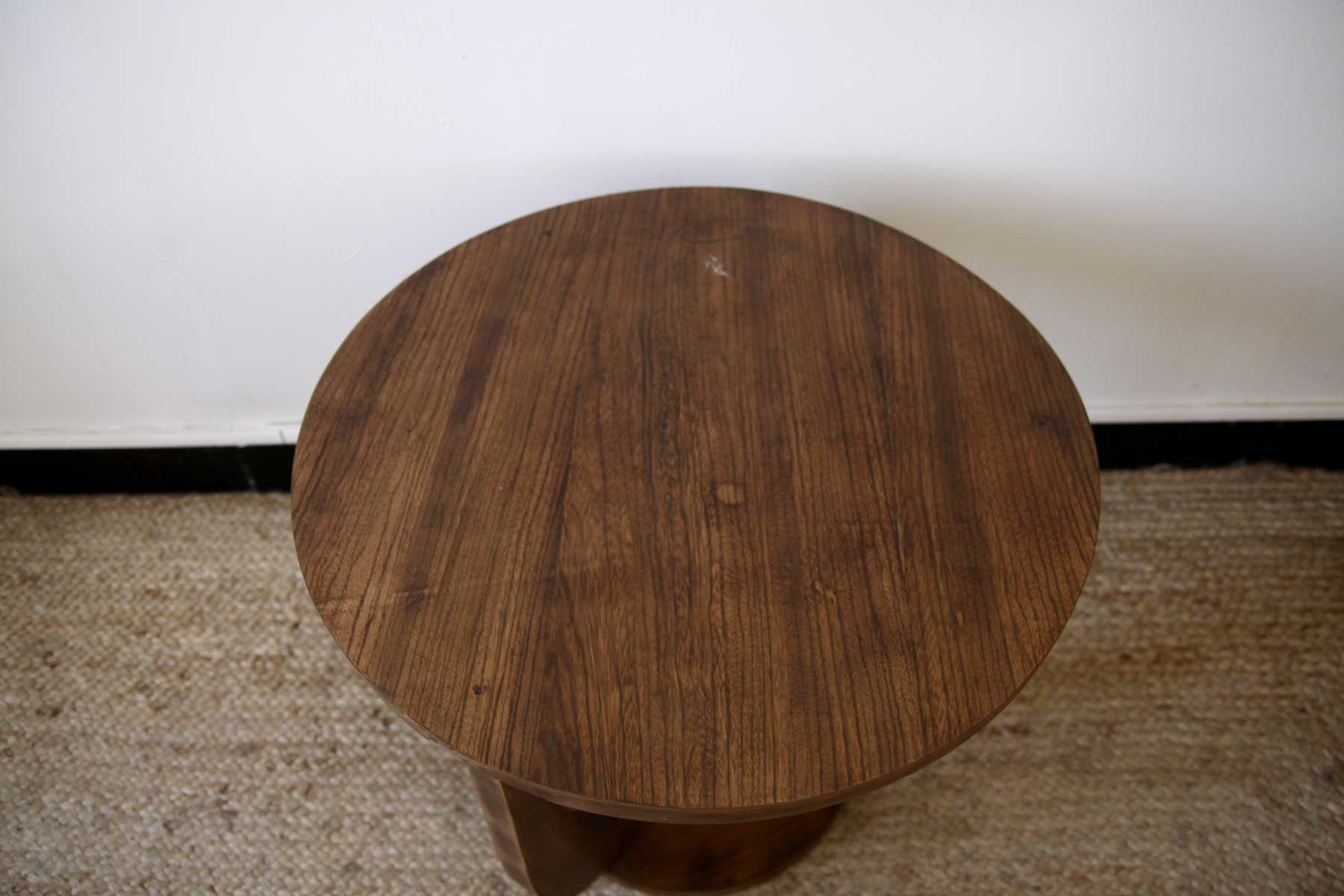 Old wooden side table