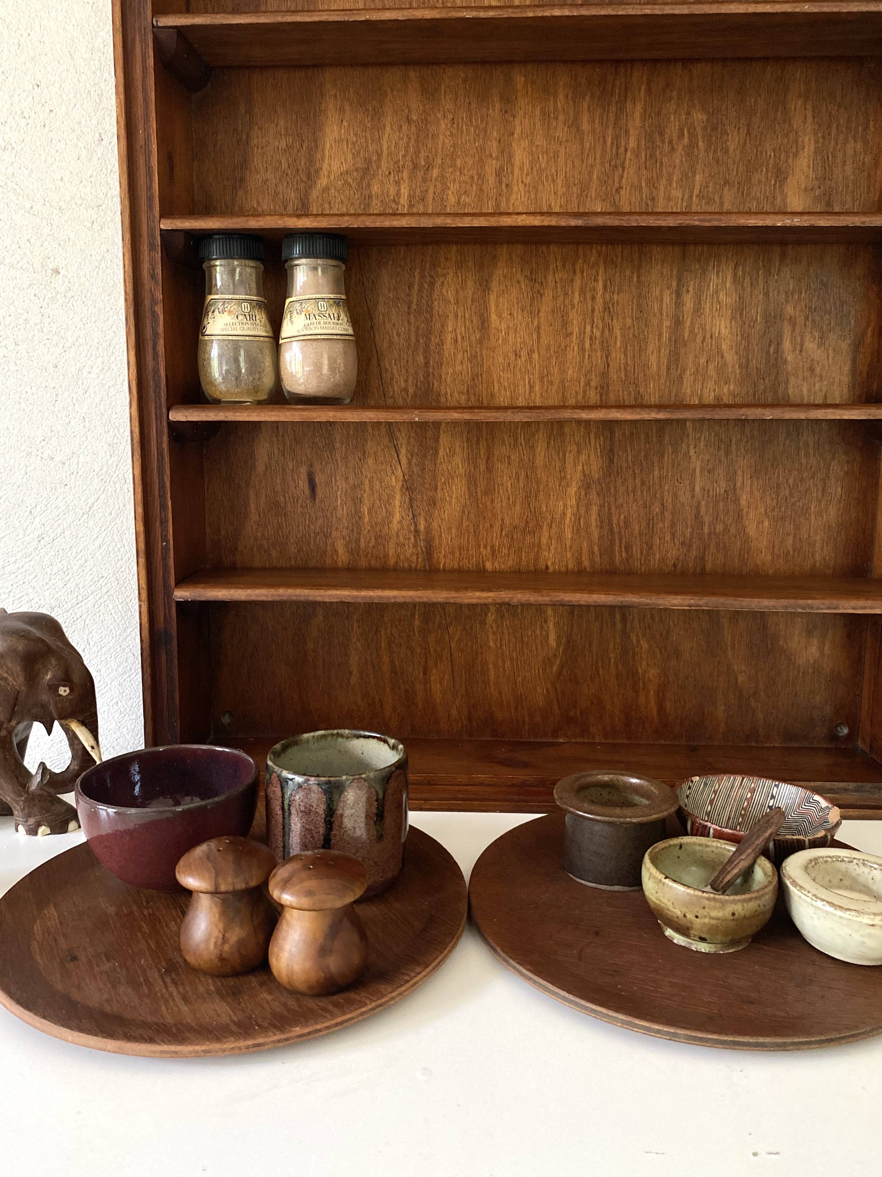 Teak tray signed Le Creuset, Denmark