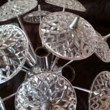 Lustre plafonnier Sputnik 3 feux Emil Stejnar - 1960