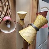Vintage floor lamp with diabolos, 50s