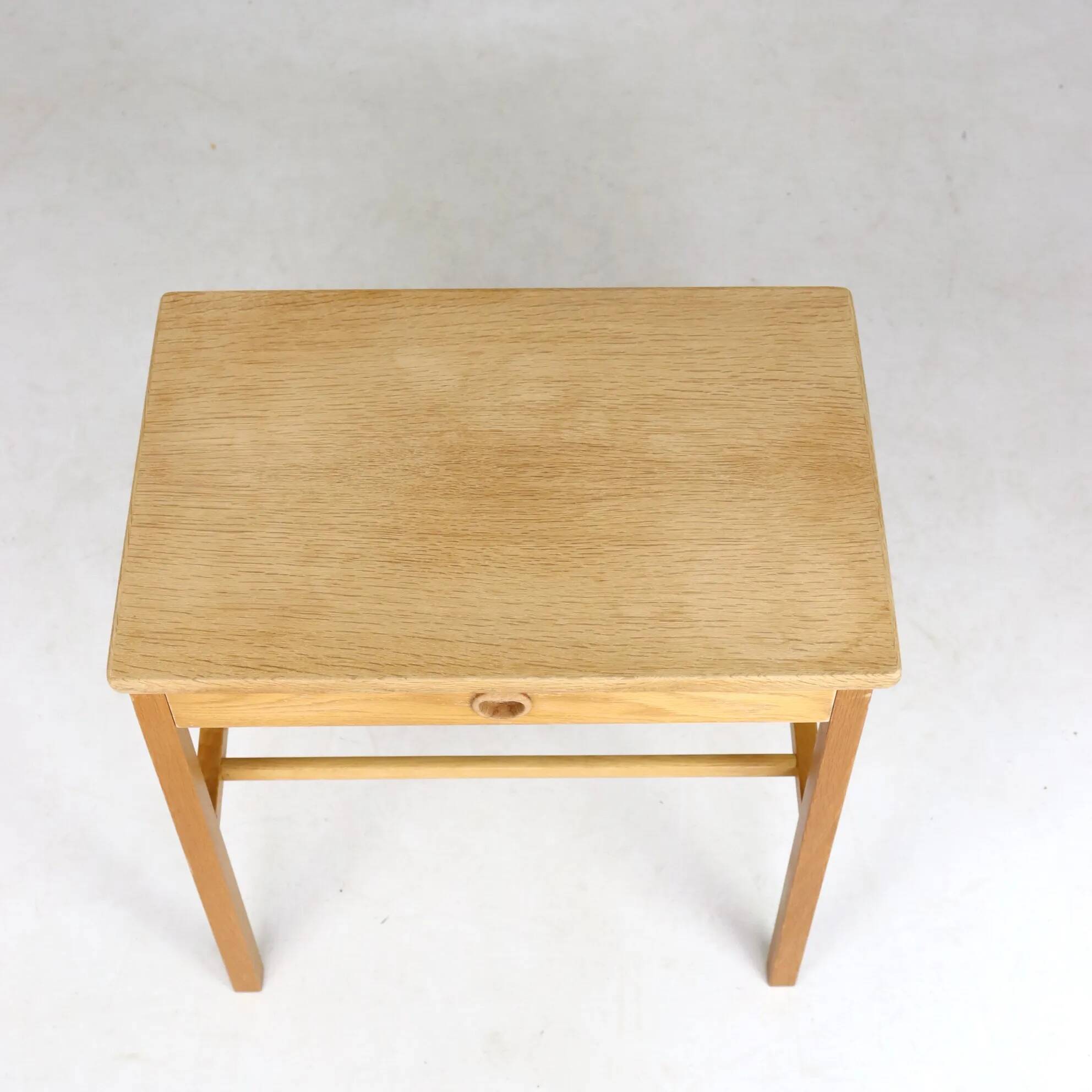 Scandinavian wooden bedside table