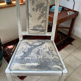 Chaise ancienne tapissée