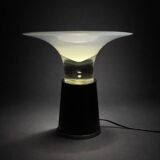 Vistosi - Leather and glass lamp circa 1970