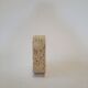 Three elephant statuettes travertine paperweight - Fratelli Mannelli made in Italy - vintage