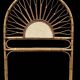 60s rattan headboard