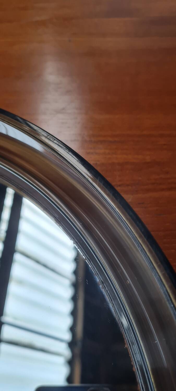 Vintage bathroom mirror number 1813 by Gilac