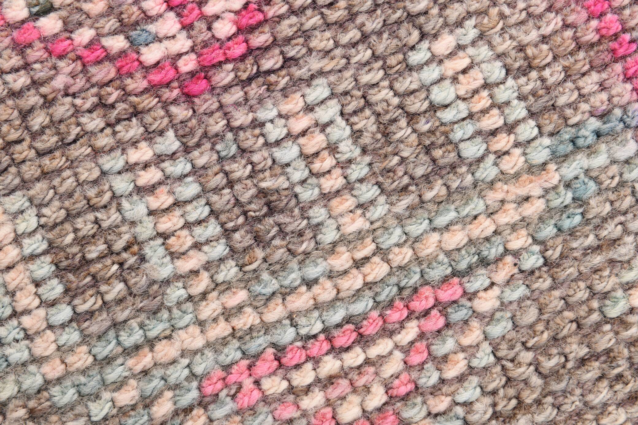 3x10 Pink Vintage Runner Rug, 99x324Cm