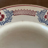 Pair of large old ST Amand flat plates