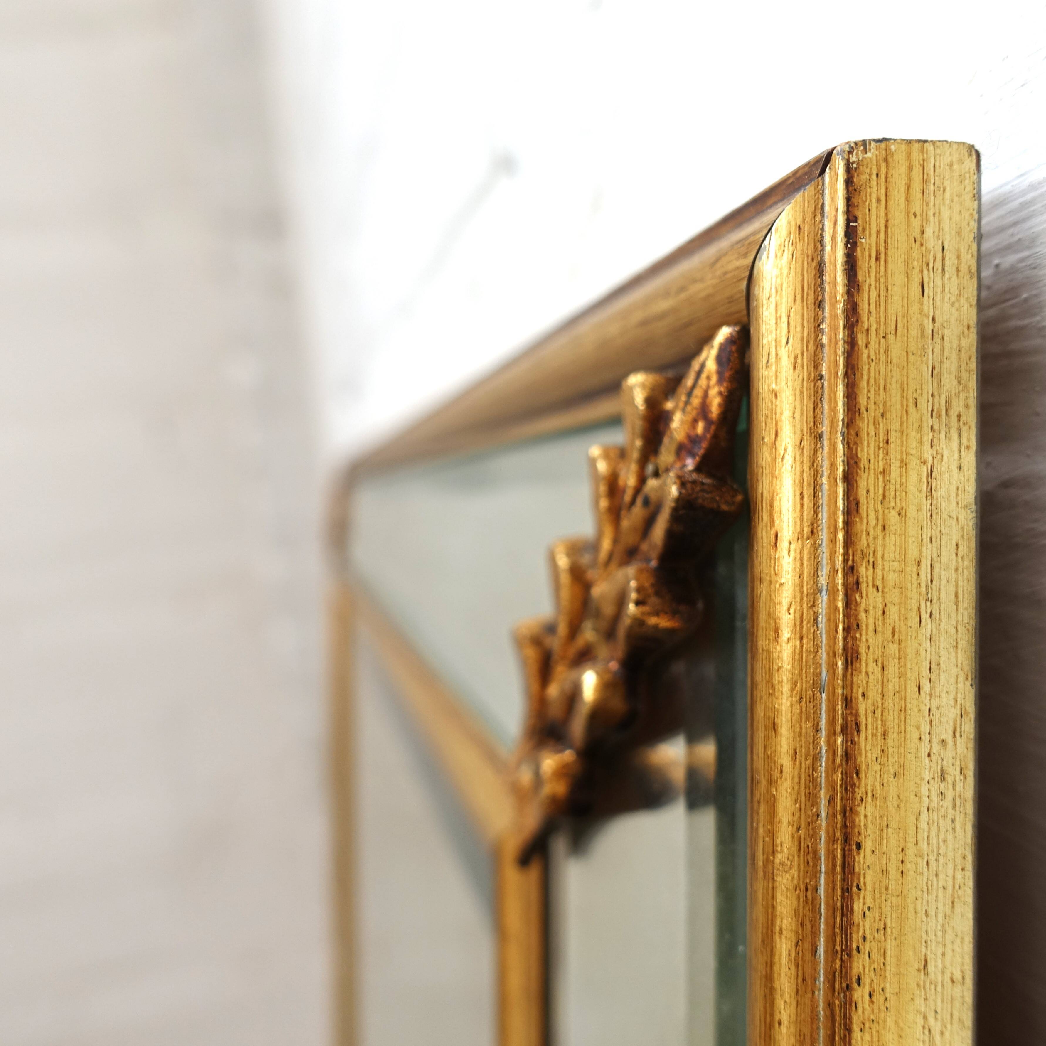 Miroir doré vintage