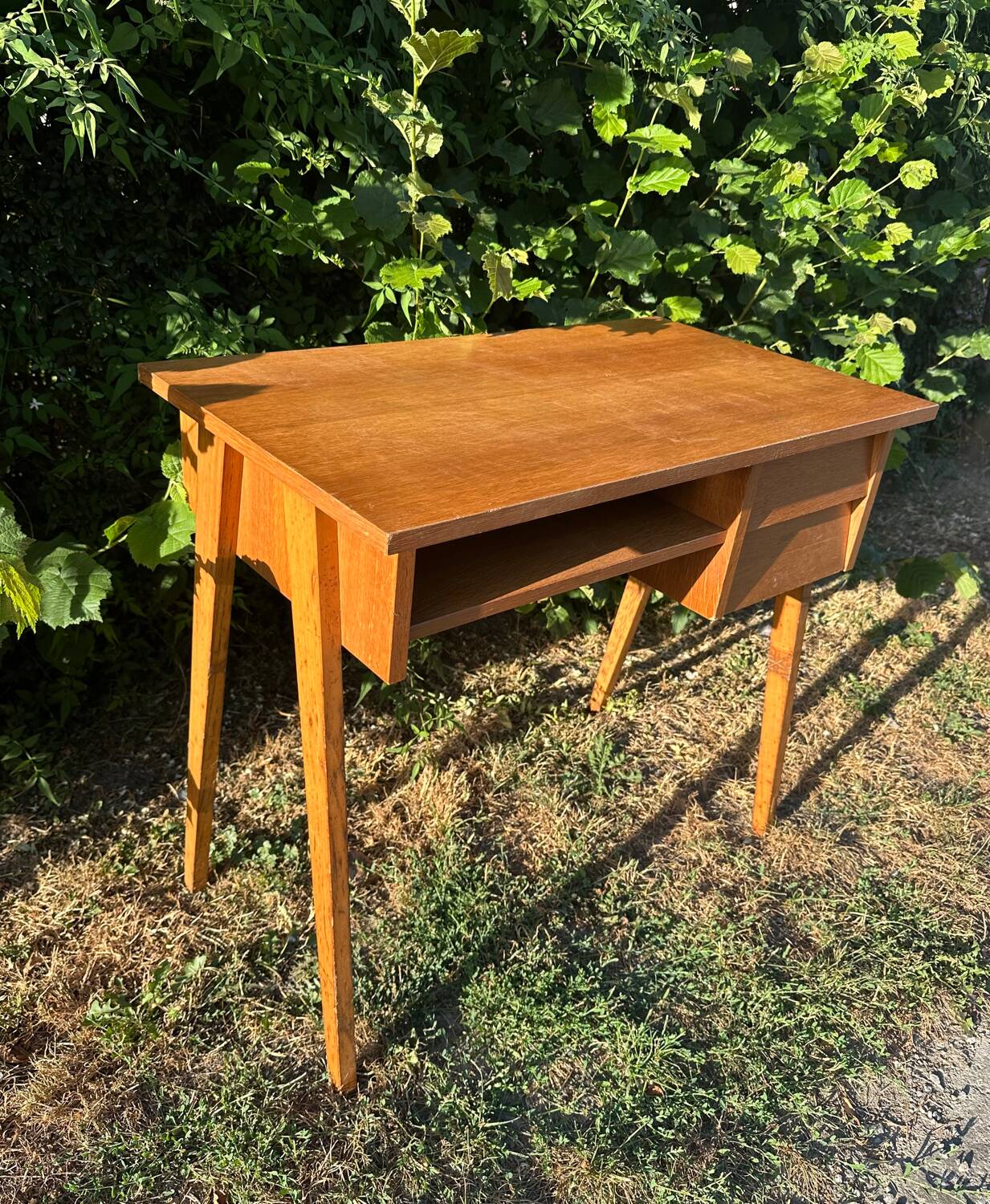 Scandinavian wooden desk, 1960s