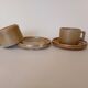 Tasses à expresso en grès de Brenne