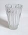 Molded pressed glass vase 1960s Height 22 cm