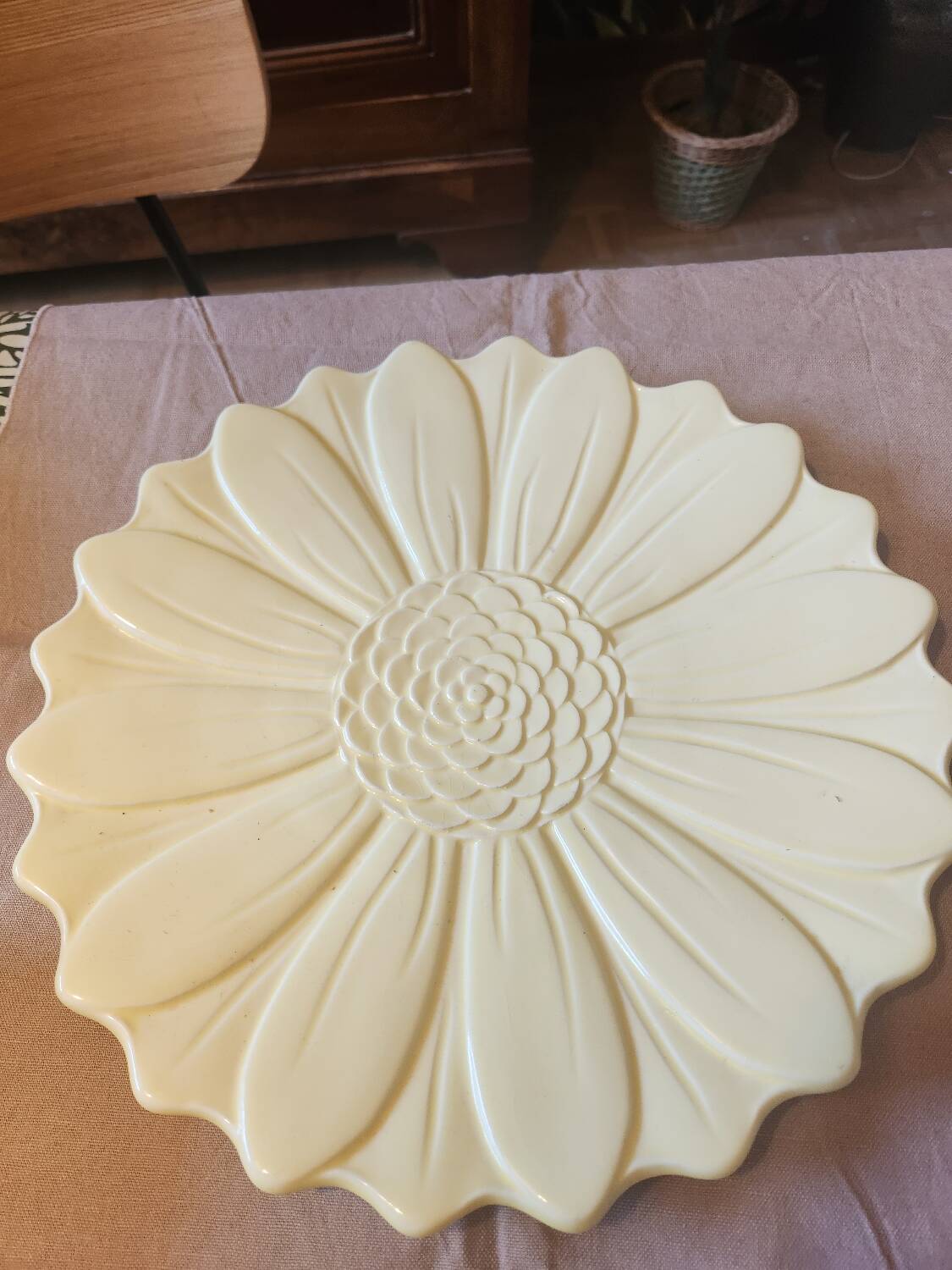 Ensemble saladier et plat