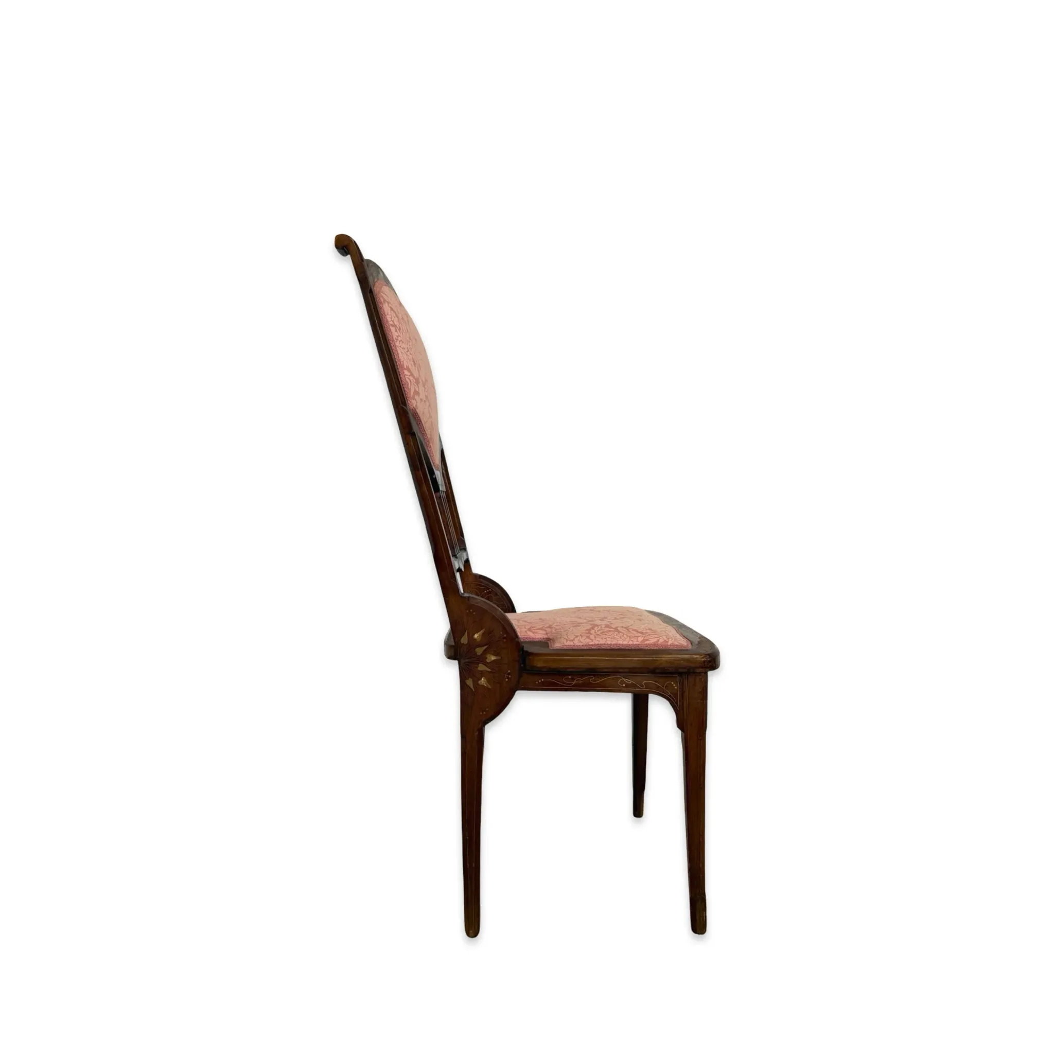 Antique Art Nouveau / Liberty Side Chair – Italy, circa 1900–1910