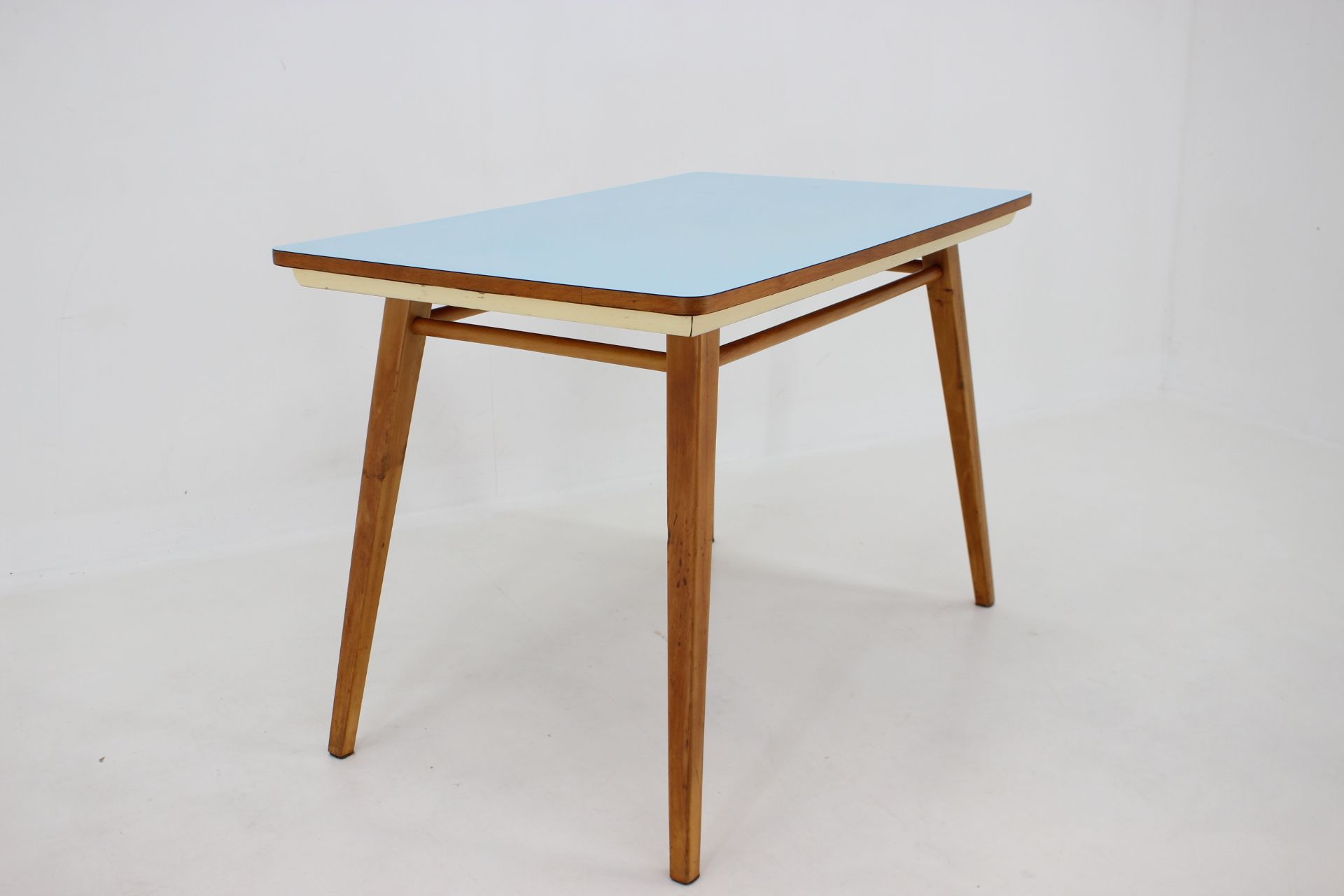1960s Wood and Umakart Dining Table by Nový Domov, Czechoslovakia