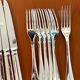 Christofle Atlantide, cutlery for entremet, dessert, cheese. Art Deco
