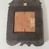 Indian colored wooden mirror
