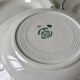 4 hollow plates Terre de Fer Saint-Amand early twentieth century