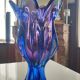 Electric blue Murano vase