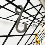 Minimalist German coat rack from the mid-century, 1960s.