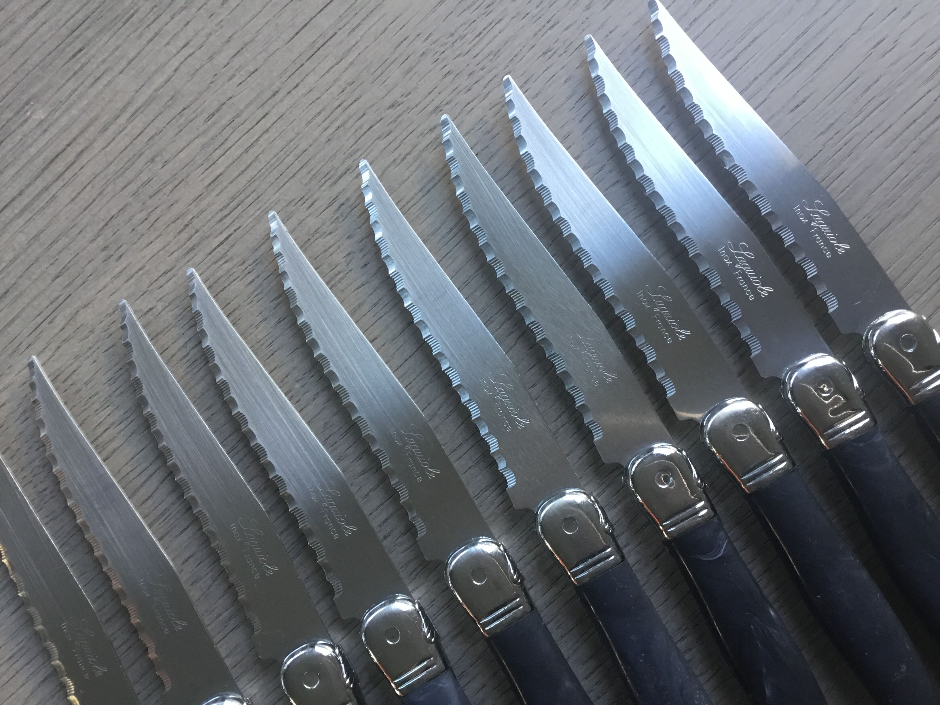 Set of 10 Laguiole Knives