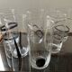 Series of 6 vintage Murano glasses including glass paste