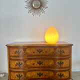 Old Ridged Glass Egg Lamp Design Vetri Murano vintage egg