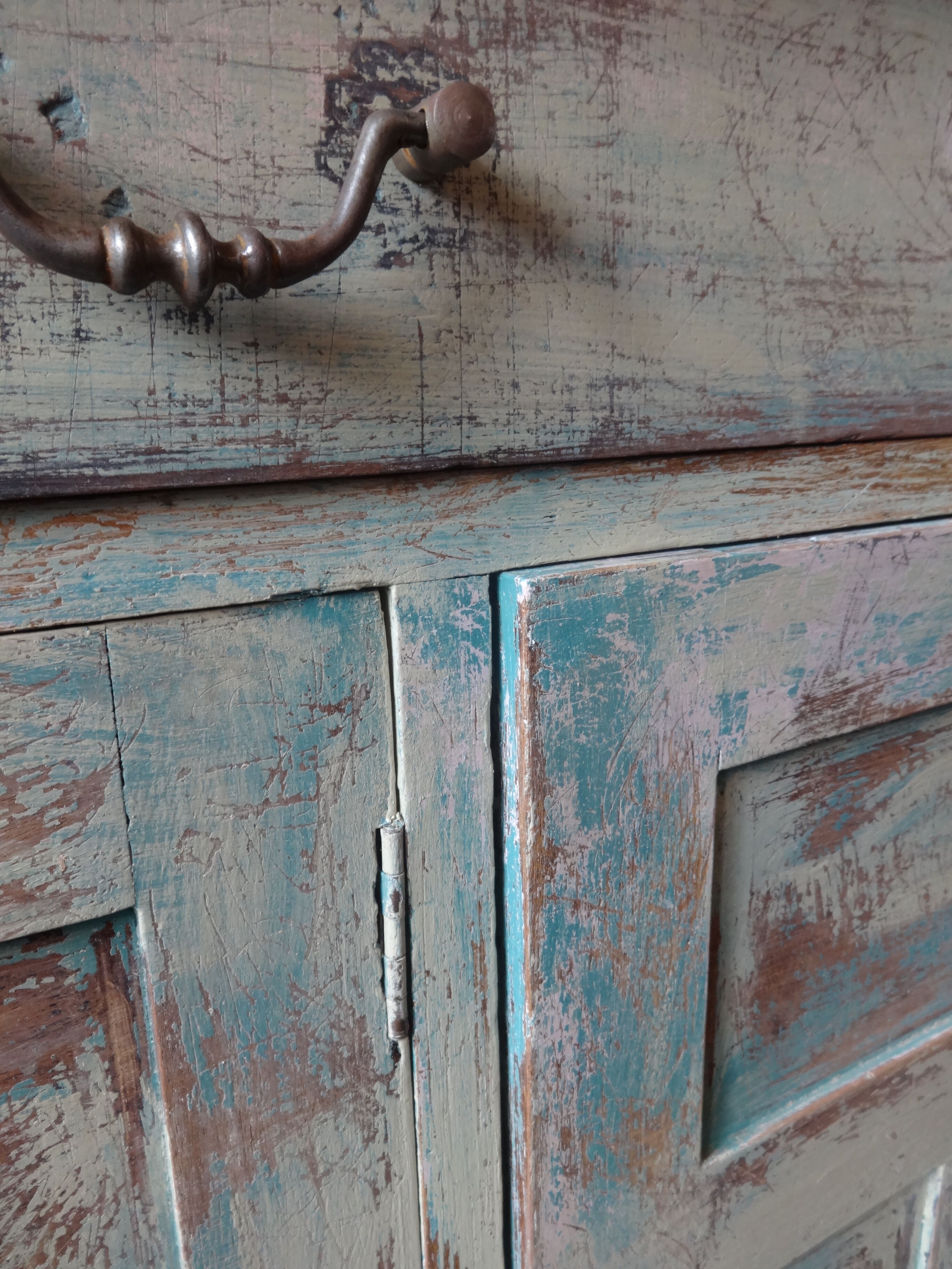 Old patina sideboard