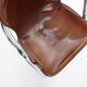 Set of 4 leather dining chairs for Cidue, 1970s, Italy