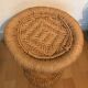 Small bamboo and rope tabouret