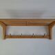 ULUV Czechoslovakian Mid-Century Wooden Wall Coat Rack, circa 1970